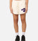 Pro Standard Women's Los Angeles Lakers Triple Tonal Woven Shorts Eggshell