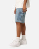 Dickies 42283 Denim Cargo Shorts Stone Washed Indigo