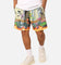 American Thrift X Teenage Mutant Ninja Turtles Arcade Retro Mesh Shorts Tan/Multi