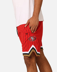 New Era San Francisco 49ers Pinstripe Shorts OTC