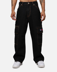 X-Large Inc Denim Cargo Pants Black