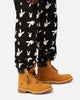 Playboy Gold All Over Bunny Track Pants Black