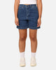 Dickies Women's 1997 A Line Denim Carpenter Shorts Stone Washed Indigo