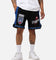 Pro Standard Los Angeles Dodgers Fast Lane Dark 2.0 Shorts Black/Blue
