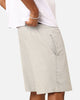 Champion Script Jersey Shorts Oxford Heather