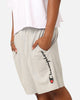 Champion Script Jersey Shorts Oxford Heather