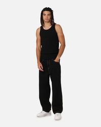 X-Large EMB Pocket Bull Denim Pant Black