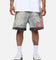 Lifted Anchors "Maria" Boro Shorts Blue Bleached