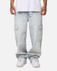 Ksubi Riot Cargo Pant Blue Ice Denim