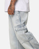 Ksubi Riot Cargo Pant Blue Ice Denim