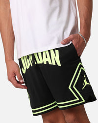 Jordan Dri-FIT Sport Diamond Shorts Black/Volt Glow