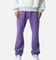 MNML Contrast Bootcut Sweatpants Purple