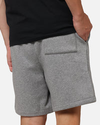 Jordan Brooklyn Fleece Shorts Carbon Heather/White