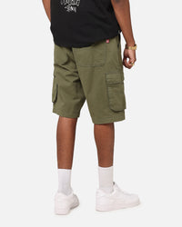 S Double Cargo Work Shorts Forest