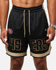 New Era San Francisco 49ers NFL Graphic Shorts Black