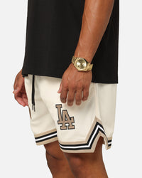 New Era Los Angeles Dodgers Mesh Shorts Light Beige