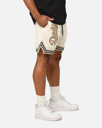 New Era Los Angeles Dodgers Mesh Shorts Light Beige
