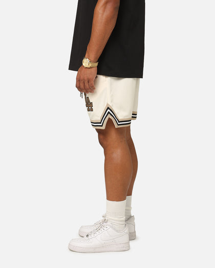 New Era Los Angeles Dodgers Mesh Shorts Light Beige