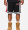 Fubu College Mesh Shorts Black/Red/White