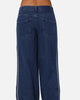 Adidas Women's Denim 3-Stripes Track Pants Indigo Denim