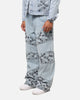 Saint Morta Amplus Poison Ivy Panel Jeans Mid Blue