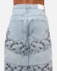 Saint Morta Amplus Poison Ivy Panel Jeans Mid Blue