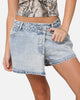 XXIII Women's Control Denim Skort Denim Blue