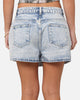 XXIII Women's Control Denim Skort Denim Blue