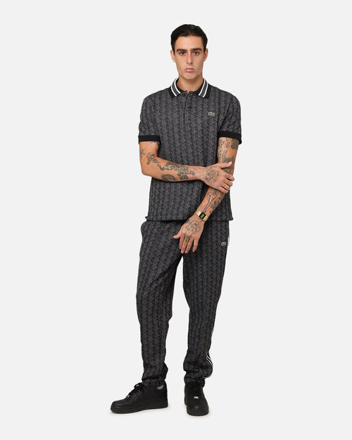 Lacoste Core Originals Monogram Track Pants Black/Graphite