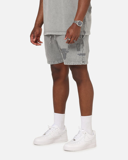 Pro Standard Chicago Bulls Washed Classic Shorts Washed Grey