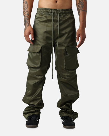 MNML Snap Front Cargo Pants Olive