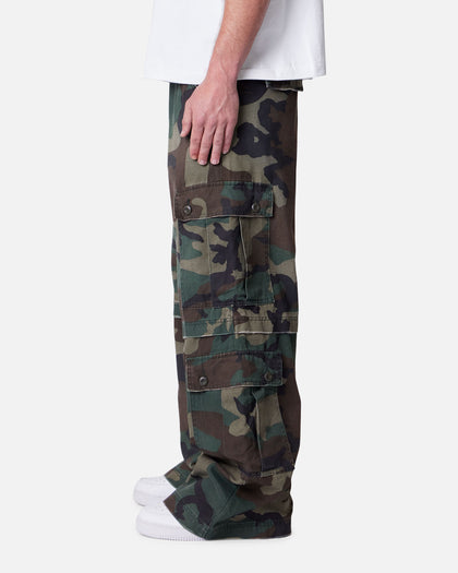 MNML Rave Distressed Cargo Pants Distressed Camo