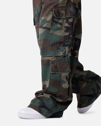 MNML Rave Distressed Cargo Pants Distressed Camo