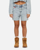 Tommy Jeans Women's Mom Fit Denim Shorts Mid Denim