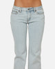 Von Dutch Women's Flare Denim Jeans Light Blue Denim