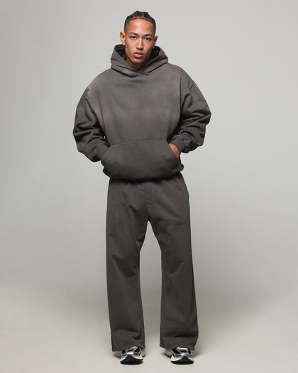 American Thrift Wide Leg Pants Washed Charcoal