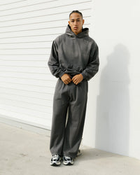 American Thrift Wide Leg Pants Washed Charcoal