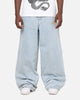 Ed Hardy Dragon Ultra Wide Leg Jeans Light Wash Blue