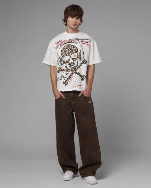 Loiter Star Born Selvedge Denim Jeans Brown