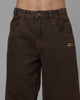 Loiter Star Born Selvedge Denim Jeans Brown