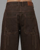 Loiter Star Born Selvedge Denim Jeans Brown