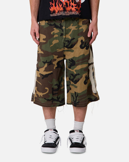 MNML Ultra Baggy Bone Shorts Camo