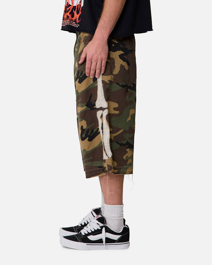 MNML Ultra Baggy Bone Shorts Camo