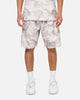 Mitchell & Ness Los Angeles Lakers Snow Camo Authentic Mesh Shorts White