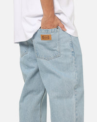 Carre Union Straight Fit Jeans Light Wash Blue