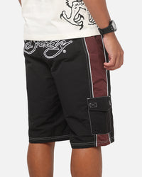 Ed Hardy Fury Shorts Plum/Black
