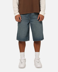 Dickies Denim 13" Loose Jean Shorts Khaki Tinted Blue