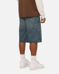 Dickies Denim 13" Loose Jean Shorts Khaki Tinted Blue