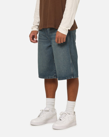 Dickies Denim 13" Loose Jean Shorts Khaki Tinted Blue
