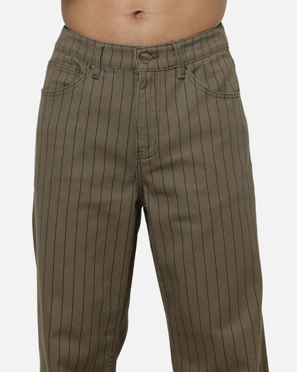 Carre Solace Jeans Green Pinstripe